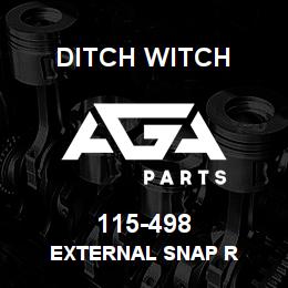 115-498 Ditch Witch EXTERNAL SNAP R | AGA Parts