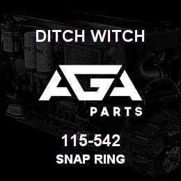 115-542 Ditch Witch SNAP RING | AGA Parts