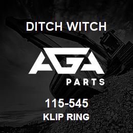 115-545 Ditch Witch KLIP RING | AGA Parts