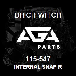 115-547 Ditch Witch INTERNAL SNAP R | AGA Parts