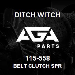 115-558 Ditch Witch BELT CLUTCH SPR | AGA Parts