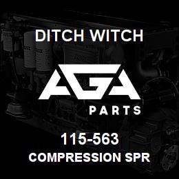 115-563 Ditch Witch COMPRESSION SPR | AGA Parts