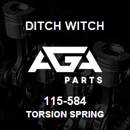 115-584 Ditch Witch TORSION SPRING | AGA Parts