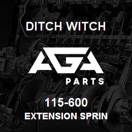 115-600 Ditch Witch EXTENSION SPRIN | AGA Parts