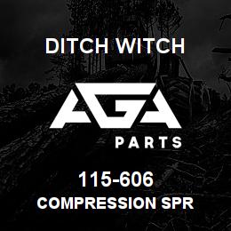 115-606 Ditch Witch COMPRESSION SPR | AGA Parts