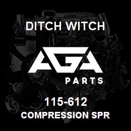 115-612 Ditch Witch COMPRESSION SPR | AGA Parts