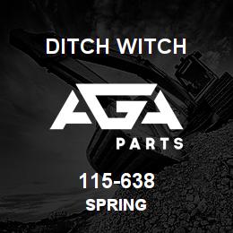 115-638 Ditch Witch SPRING | AGA Parts