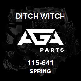 115-641 Ditch Witch SPRING | AGA Parts