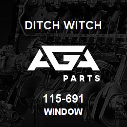 115-691 Ditch Witch WINDOW | AGA Parts