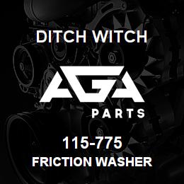 115-775 Ditch Witch FRICTION WASHER | AGA Parts