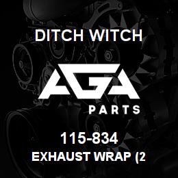 115-834 Ditch Witch EXHAUST WRAP (2 | AGA Parts