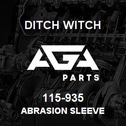 115-935 Ditch Witch ABRASION SLEEVE | AGA Parts