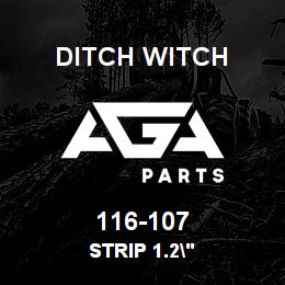 116-107 Ditch Witch STRIP 1.2" | AGA Parts