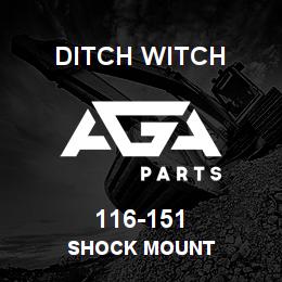 116-151 Ditch Witch SHOCK MOUNT | AGA Parts