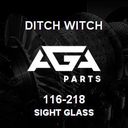 116-218 Ditch Witch SIGHT GLASS | AGA Parts