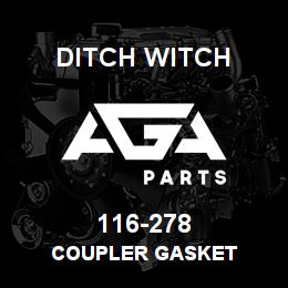 116-278 Ditch Witch COUPLER GASKET | AGA Parts