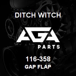 116-358 Ditch Witch GAP FLAP | AGA Parts