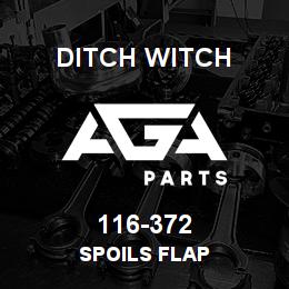 116-372 Ditch Witch SPOILS FLAP | AGA Parts