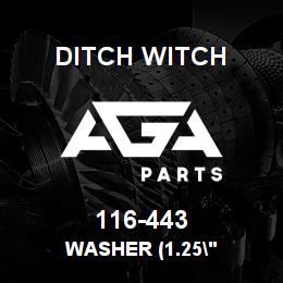 116-443 Ditch Witch WASHER (1.25" | AGA Parts