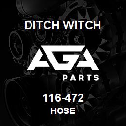 116-472 Ditch Witch HOSE | AGA Parts