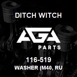 116-519 Ditch Witch WASHER (M40, RU | AGA Parts