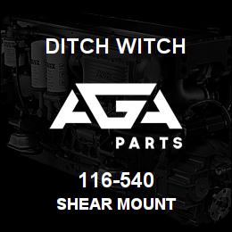 116-540 Ditch Witch SHEAR MOUNT | AGA Parts