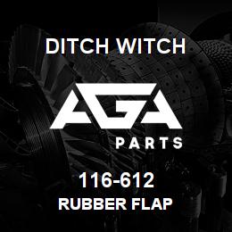 116-612 Ditch Witch RUBBER FLAP | AGA Parts