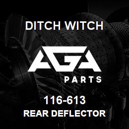 116-613 Ditch Witch REAR DEFLECTOR | AGA Parts