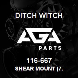 116-667 Ditch Witch SHEAR MOUNT (7. | AGA Parts
