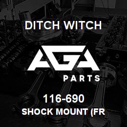 116-690 Ditch Witch SHOCK MOUNT (FR | AGA Parts