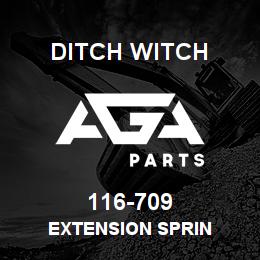 116-709 Ditch Witch EXTENSION SPRIN | AGA Parts