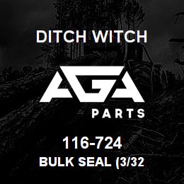 116-724 Ditch Witch BULK SEAL (3/32 | AGA Parts