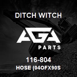 116-804 Ditch Witch HOSE (04OFX90S | AGA Parts