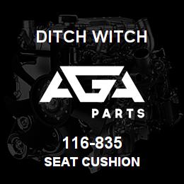 116-835 Ditch Witch SEAT CUSHION | AGA Parts