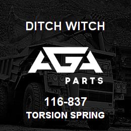 116-837 Ditch Witch TORSION SPRING | AGA Parts
