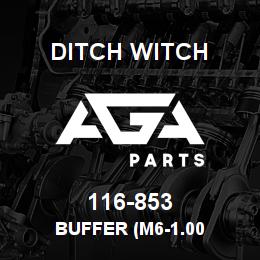 116-853 Ditch Witch BUFFER (M6-1.00 | AGA Parts