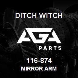 116-874 Ditch Witch MIRROR ARM | AGA Parts