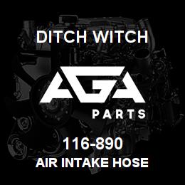 116-890 Ditch Witch AIR INTAKE HOSE | AGA Parts