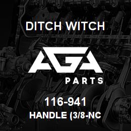 116-941 Ditch Witch HANDLE (3/8-NC | AGA Parts