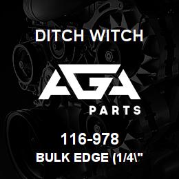 116-978 Ditch Witch BULK EDGE (1/4" | AGA Parts
