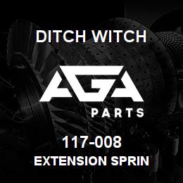 117-008 Ditch Witch EXTENSION SPRIN | AGA Parts