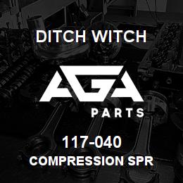 117-040 Ditch Witch COMPRESSION SPR | AGA Parts