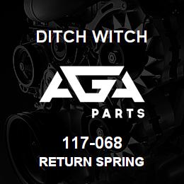 117-068 Ditch Witch RETURN SPRING | AGA Parts