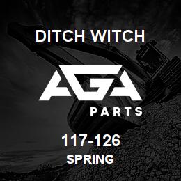 117-126 Ditch Witch SPRING | AGA Parts