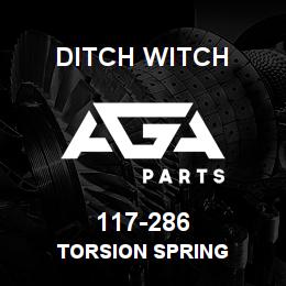 117-286 Ditch Witch TORSION SPRING | AGA Parts