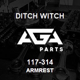 117-314 Ditch Witch ARMREST | AGA Parts