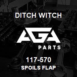 117-570 Ditch Witch SPOILS FLAP | AGA Parts