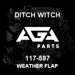 117-597 Ditch Witch WEATHER FLAP | AGA Parts