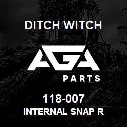 118-007 Ditch Witch INTERNAL SNAP R | AGA Parts