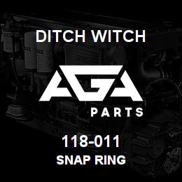 118-011 Ditch Witch SNAP RING | AGA Parts